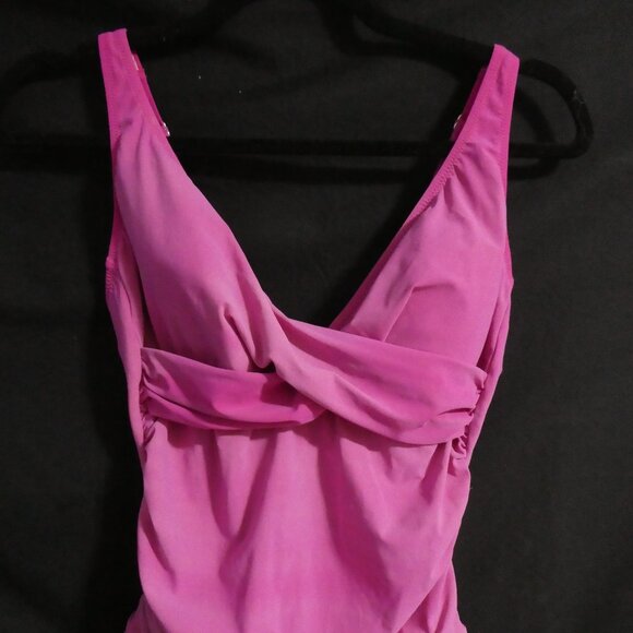 PROFILE By GOTTEX | size 12 | Pink One-Piece Swimsuit - Picture 6 of 16